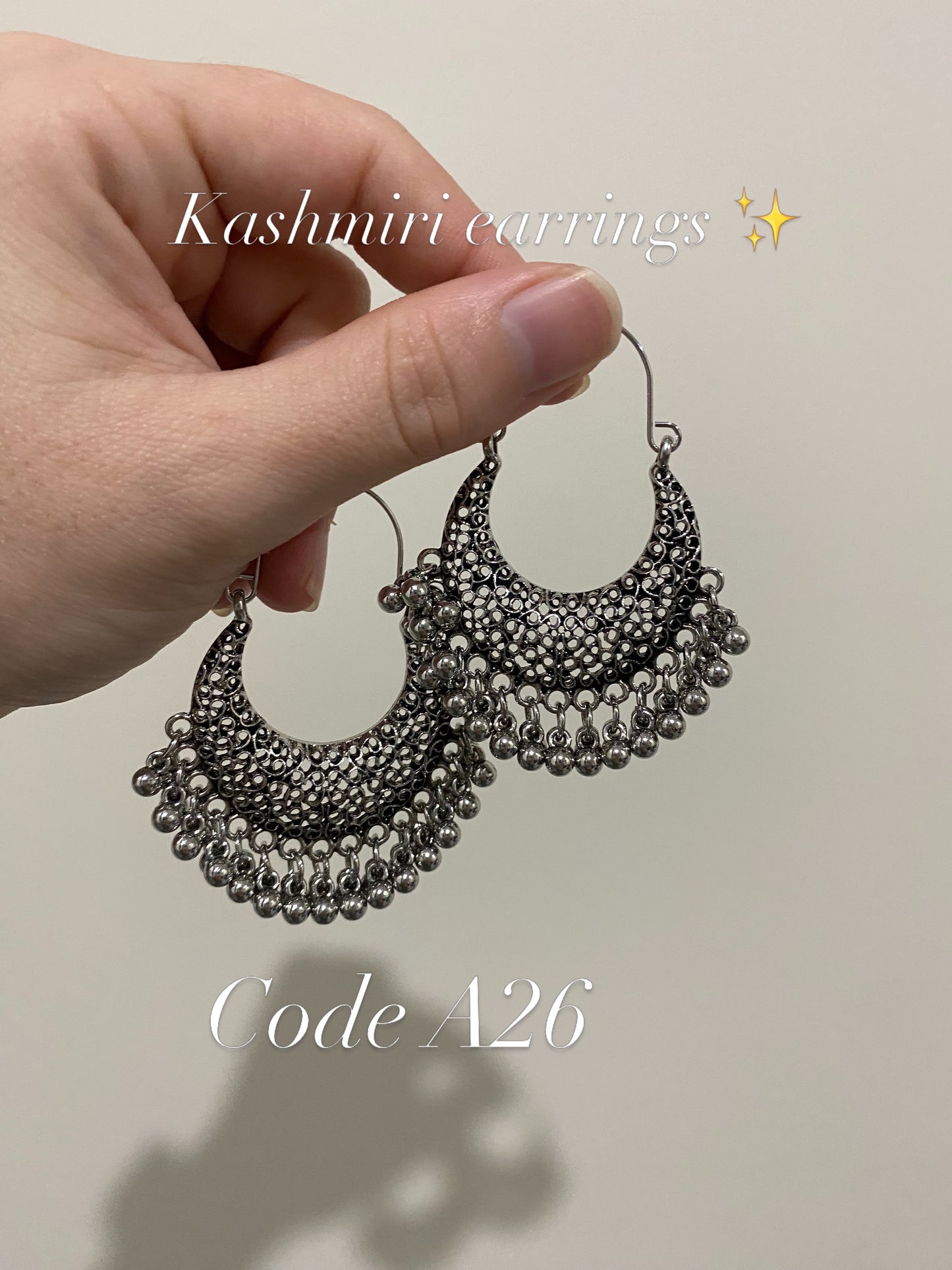 Kashmiri earrings A26